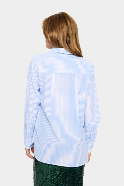 MarleySZ Skjorta Chambray Blue - 30514360 Thumbnail
