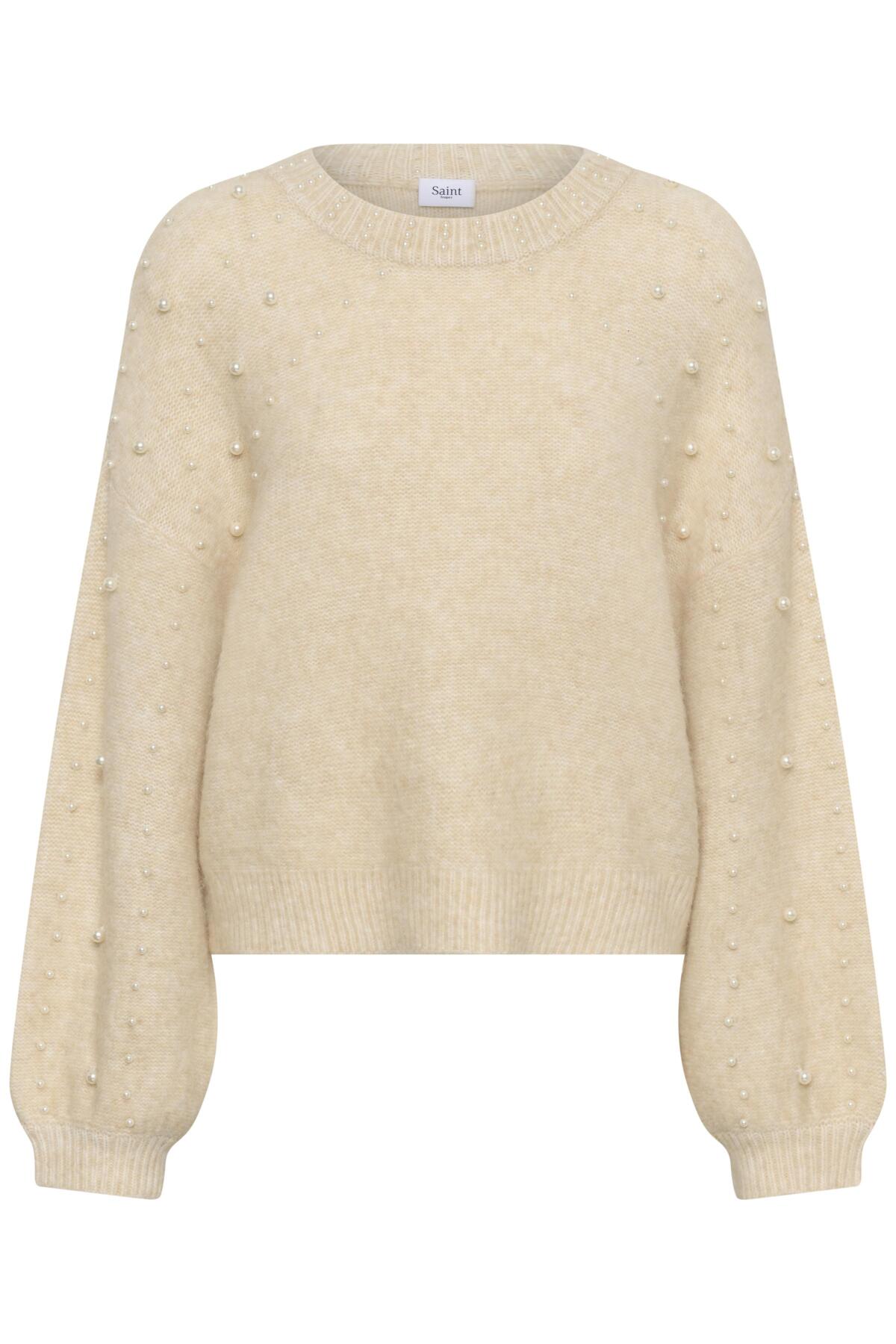 MadeleineSZ Pullover Brown Rice Melange - 30514376