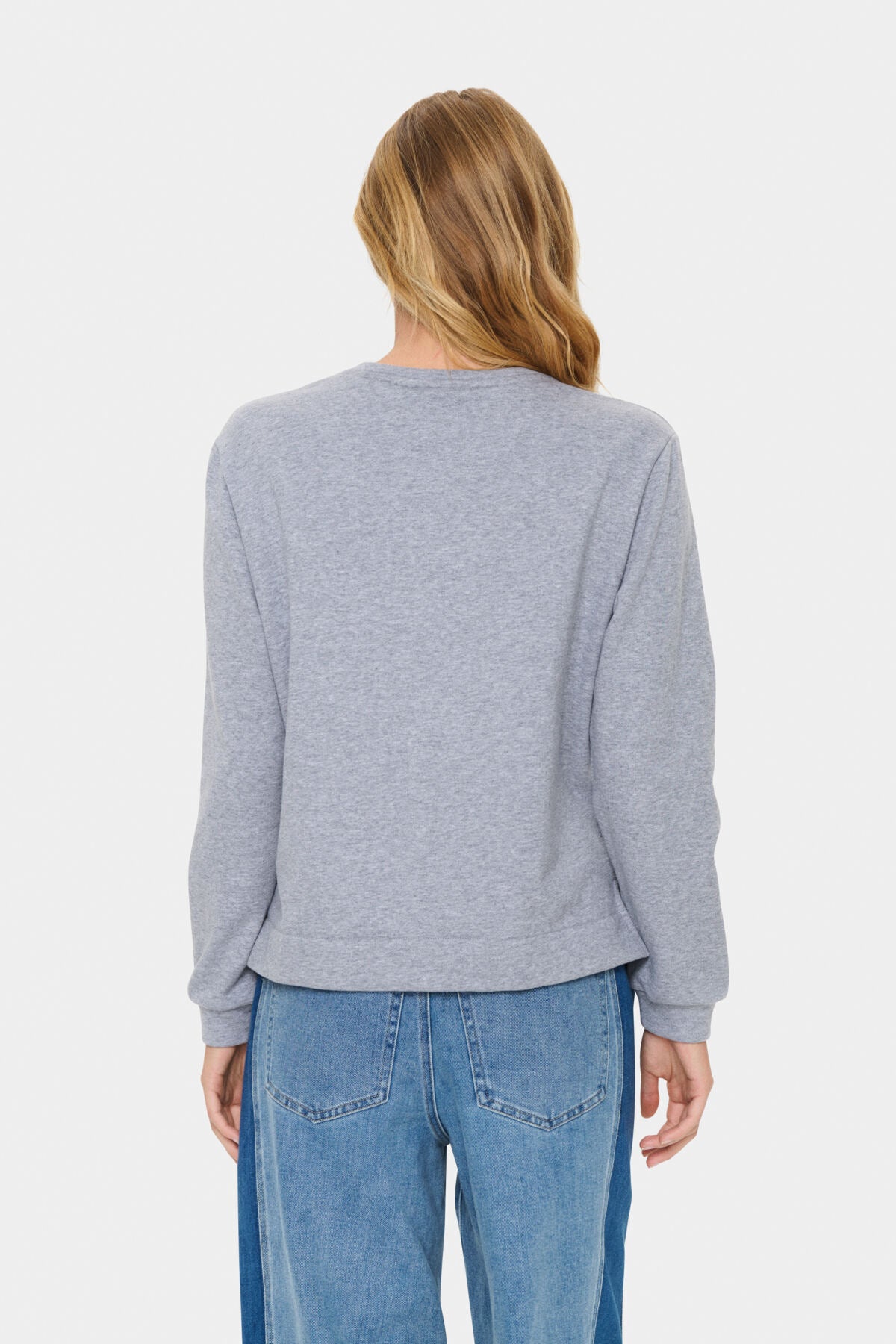 MoarrySZ Sweatshirt Frost Gray Melange - 30514384