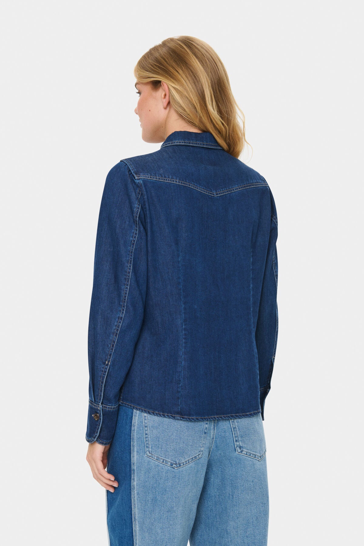 MartheSZ Skjorta Medium Blå Denim - 30514397