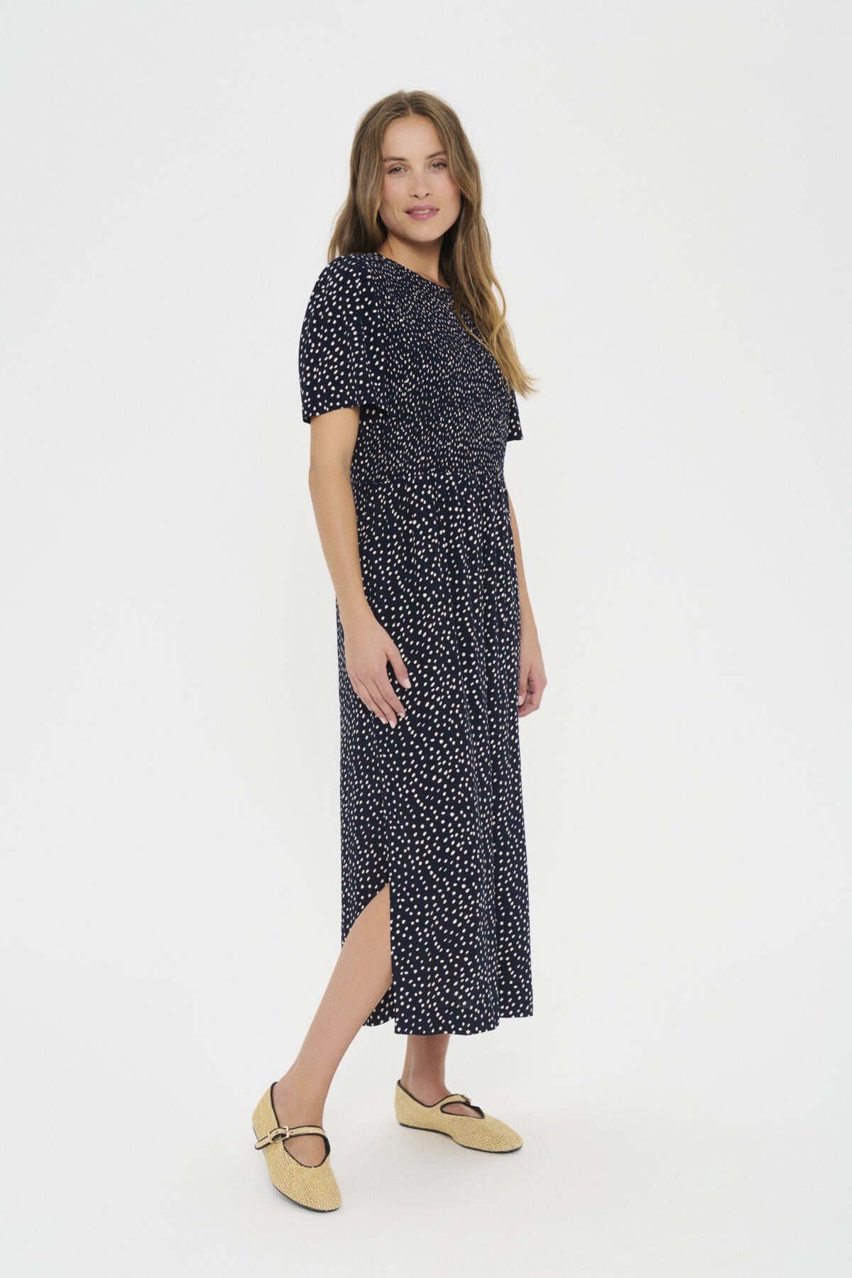 MalikaSZ Dress NightSky Creme Drea Dot - 30514403