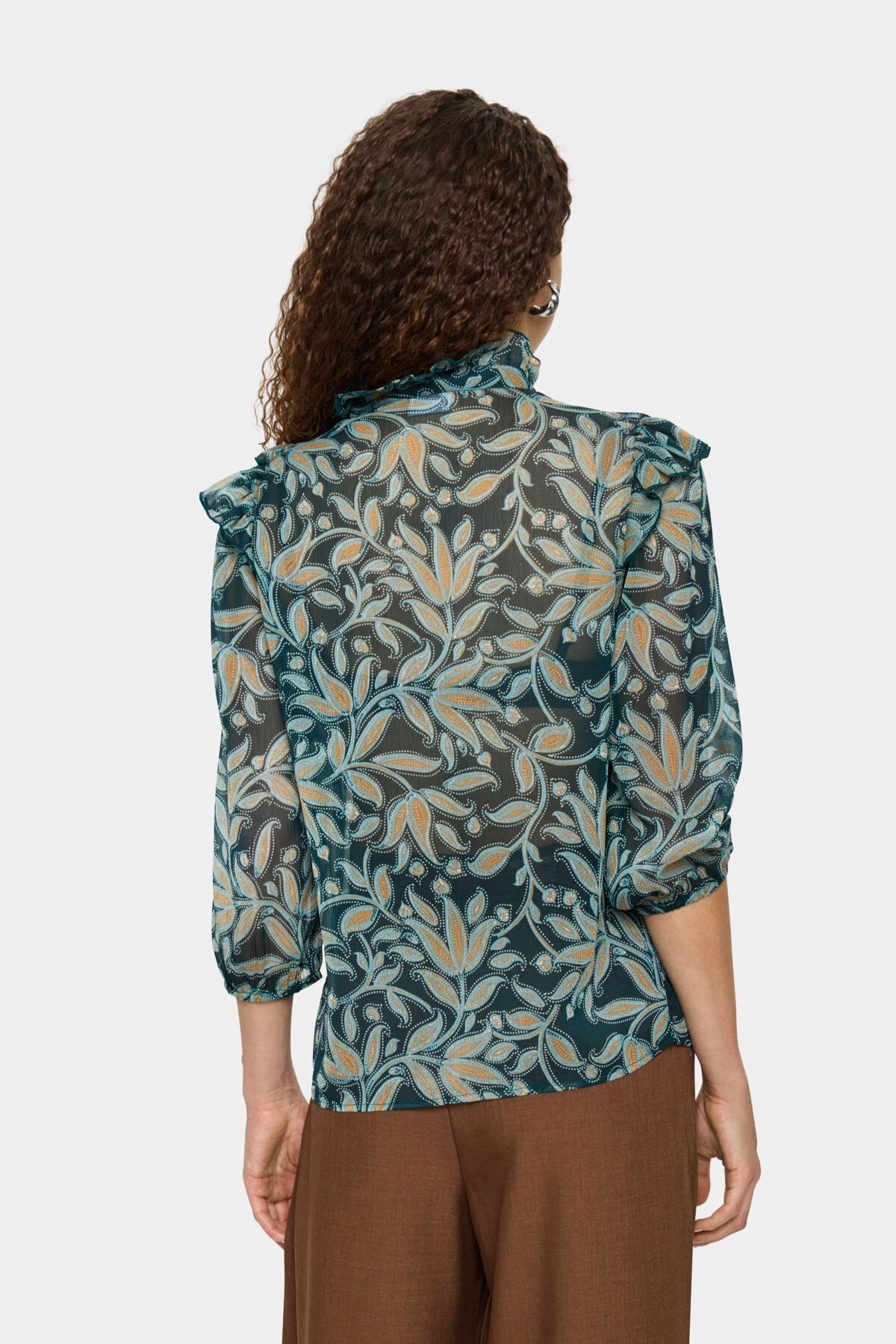 MaxineSZ Blus Pine Autumn Floral - 30514412