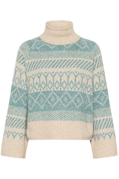 MichaSZ Rollneck Aqua Haze Melange - 30514422 Thumbnail