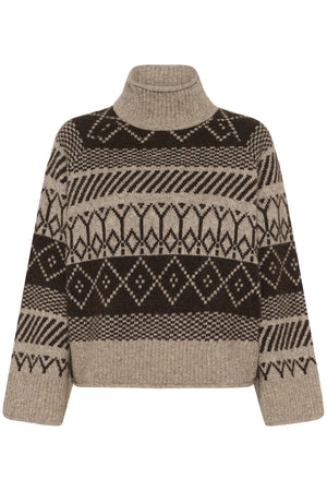MichaSZ Rollneck Fondue Fudge Melange - 30514422