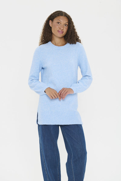 MaleenSZ Lång Tröja Starlight Blue - 30514453 Thumbnail