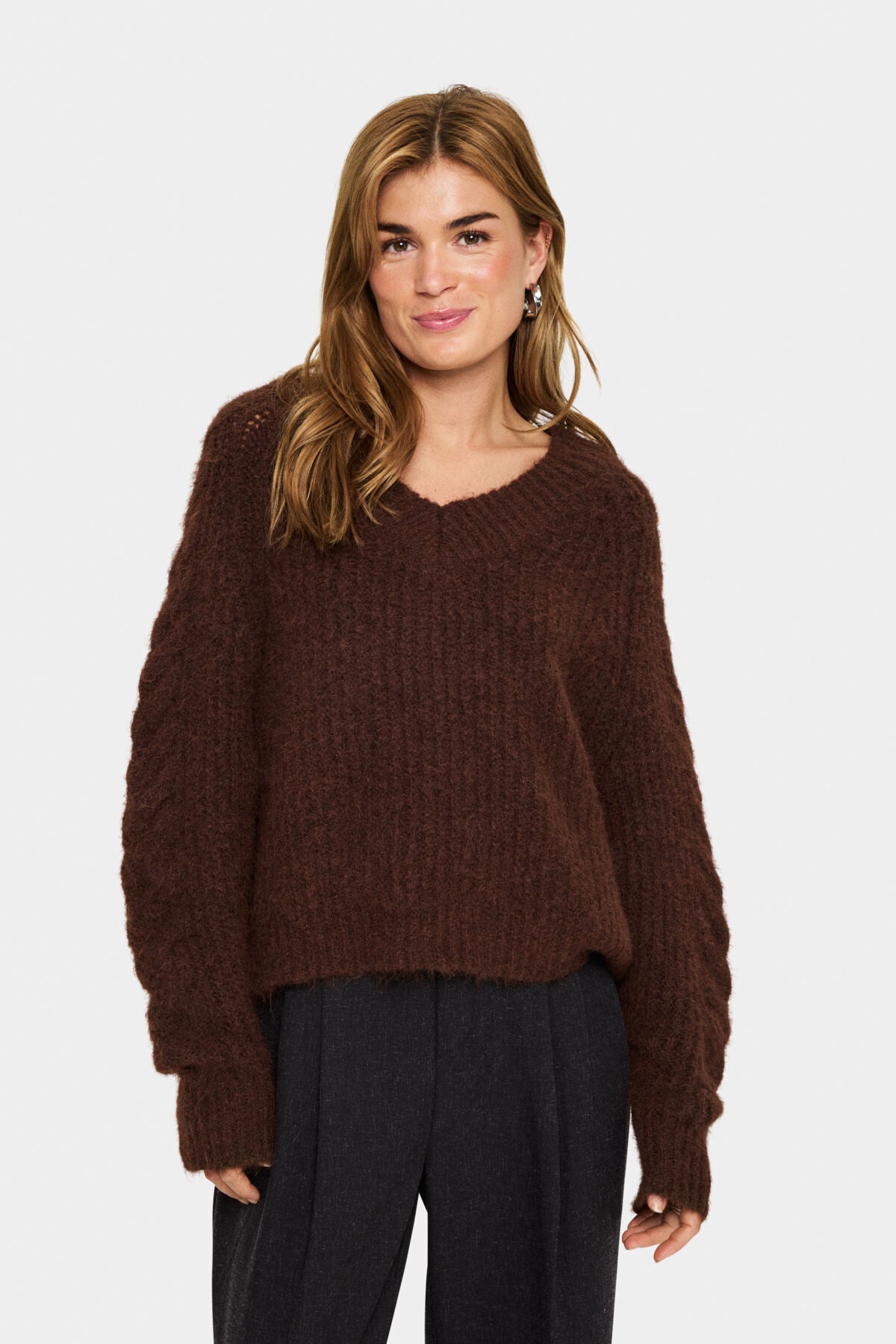 MandaSZ Pullover Fondue Fudge Melange - 30514461