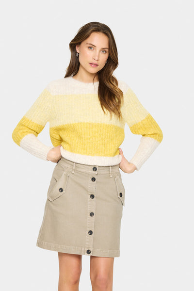 MandySZ Pullover Misted Yellow Melange - 30514462 Thumbnail