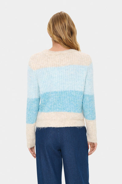 MandySZ Pullover Aqua Haze Melange - 30514462 Thumbnail