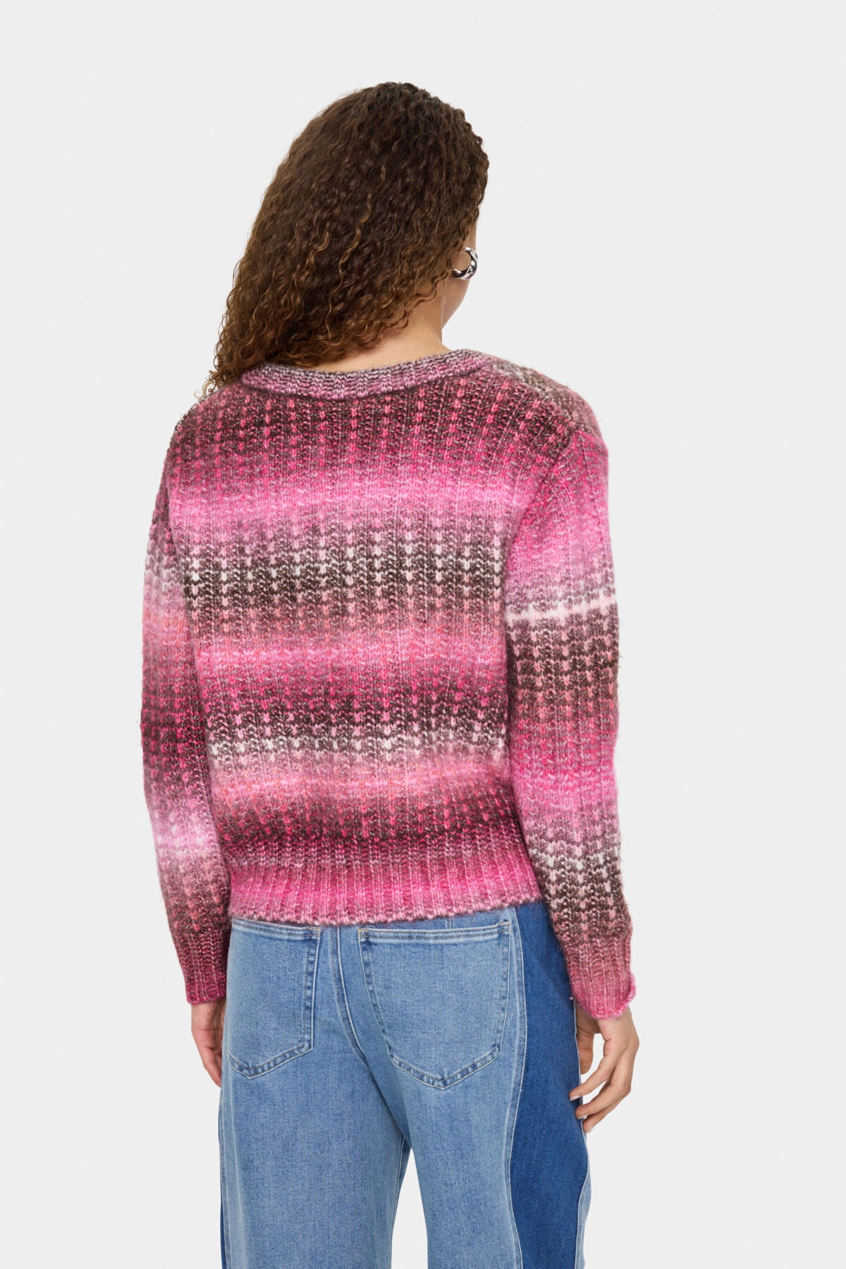 MirabelSZ Pullover Pink Peacock Melange - 30514466