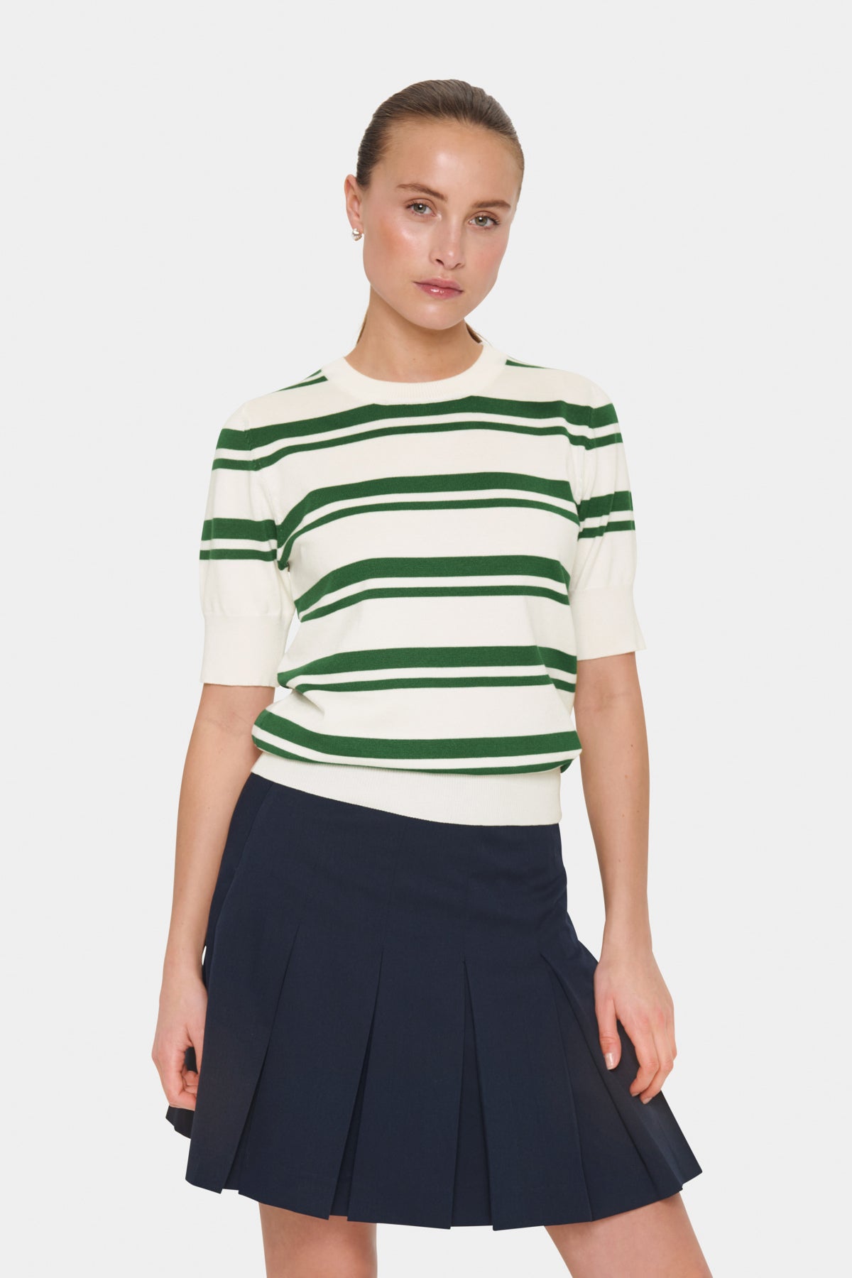 MilanaSZ SS Pullover Abundant Green Swizzle - 30514528