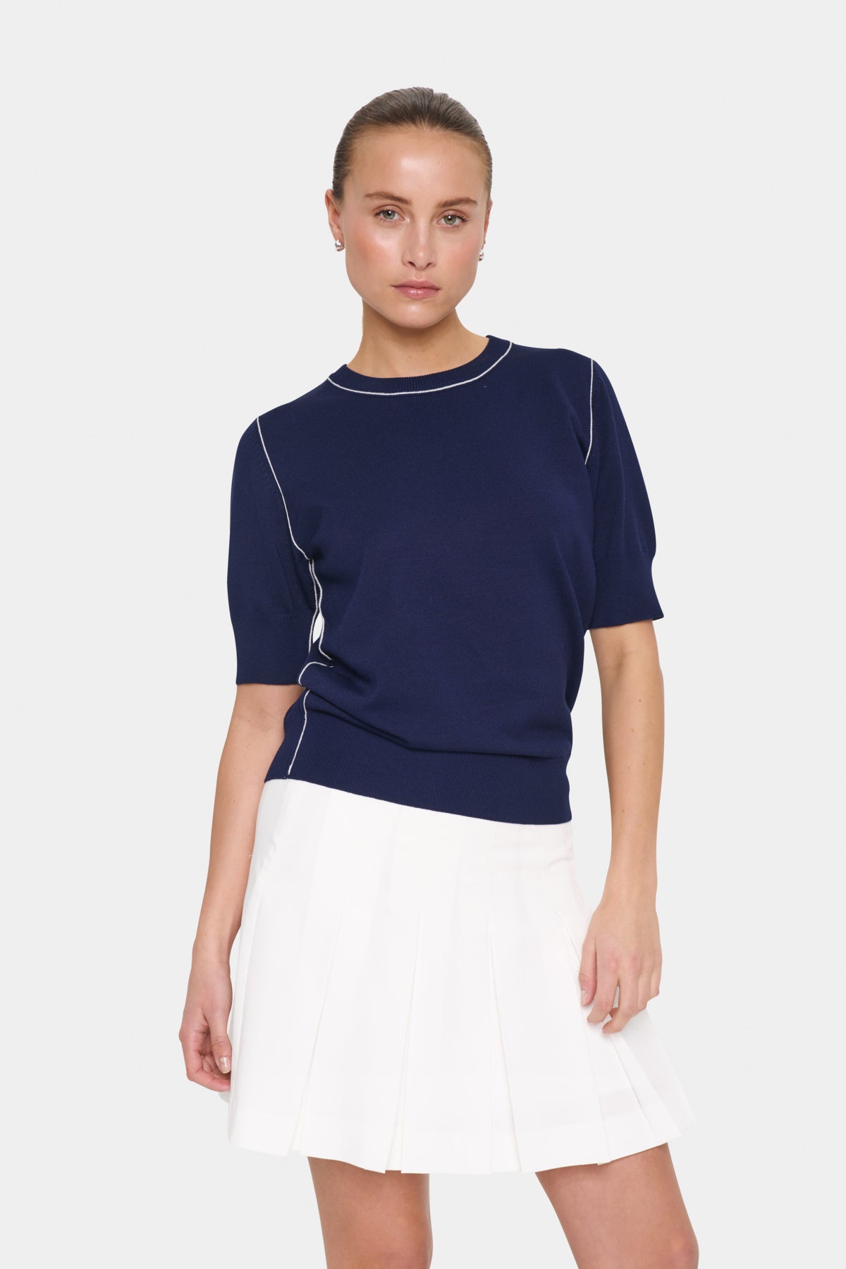 MilaneSZ SS Pullover Baritone Blue - 30514529