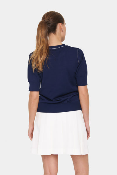 MilaneSZ SS Pullover Baritone Blue - 30514529 Thumbnail