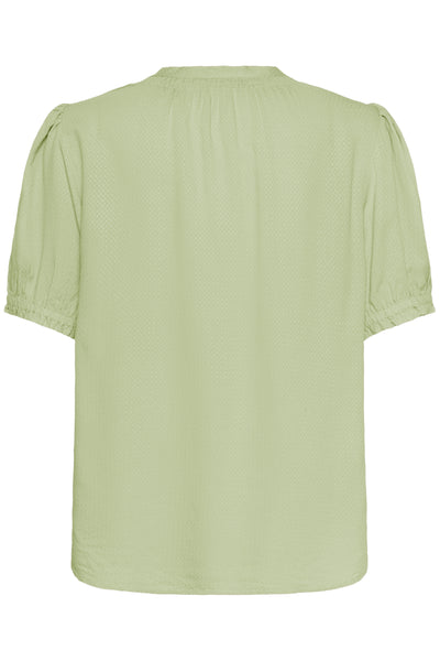 BrittaSZ SS Blus Smoke Green - 30514534 Thumbnail