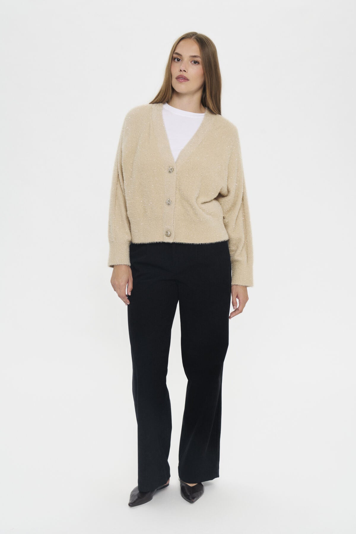 NushaSZ Cardigan Bleached Sand - 131008 - 30514594