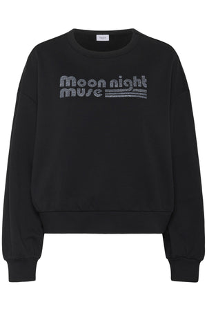 NevannaSZ Sweatshirt Svart - 193911 - 30514596