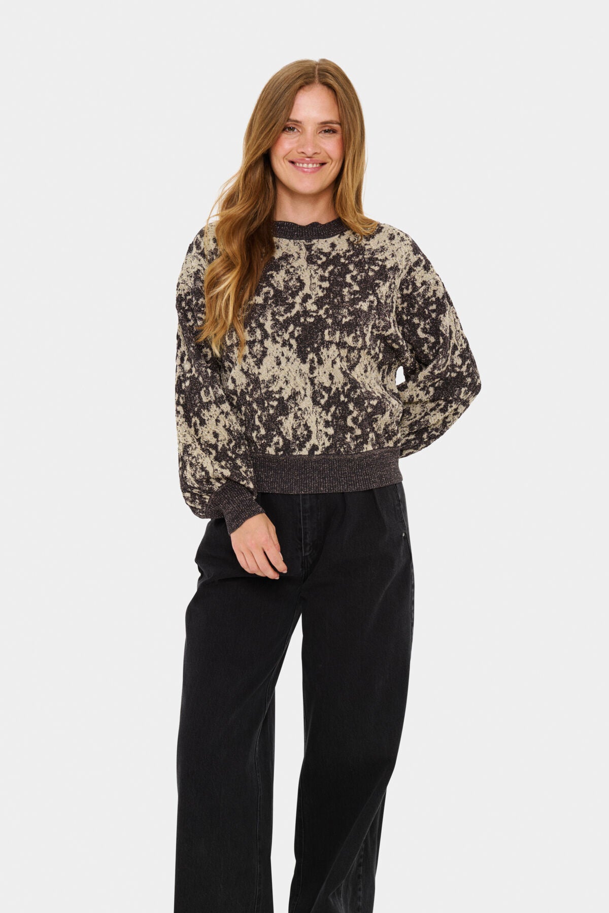 NahlaSZ Pullover Gunmetal Melange - 1803061 - 30514614