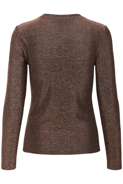 NoriaSZ LS Blouse Dark Oak - 191016 - 30514626 Thumbnail