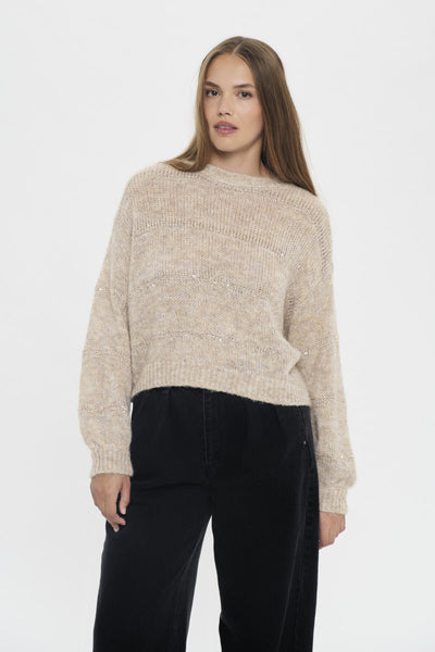 NoraliSZ Pullover Seedpearl Melange - 1207031 - 30514631 Thumbnail