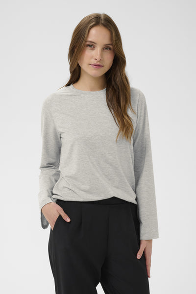 HagaSZ LS Blus Pearl Grey Mel - 1541011 - 30514652 Thumbnail