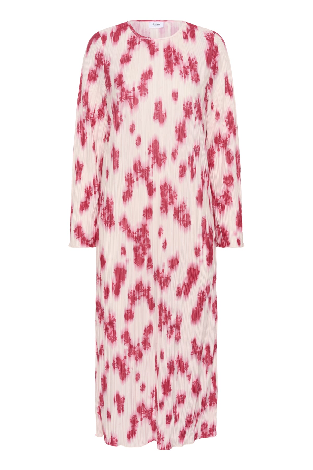 MuniSZ Klänning Rosa Suddiga Stora Blommor - 30514678