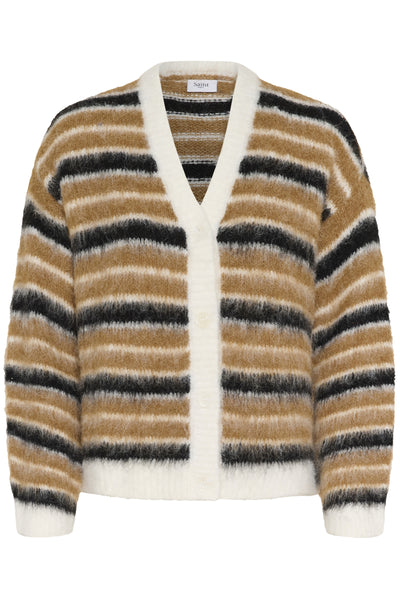 OlmaSZ Cardigan Tannin Black NavySky Stripes - - 30514758 Thumbnail
