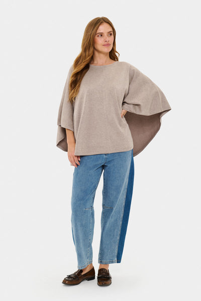 BilliSZ Poncho Fog Melange - 30514828 Thumbnail