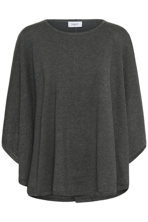 BilliSZ Poncho Grå Järnmelange - 30514828