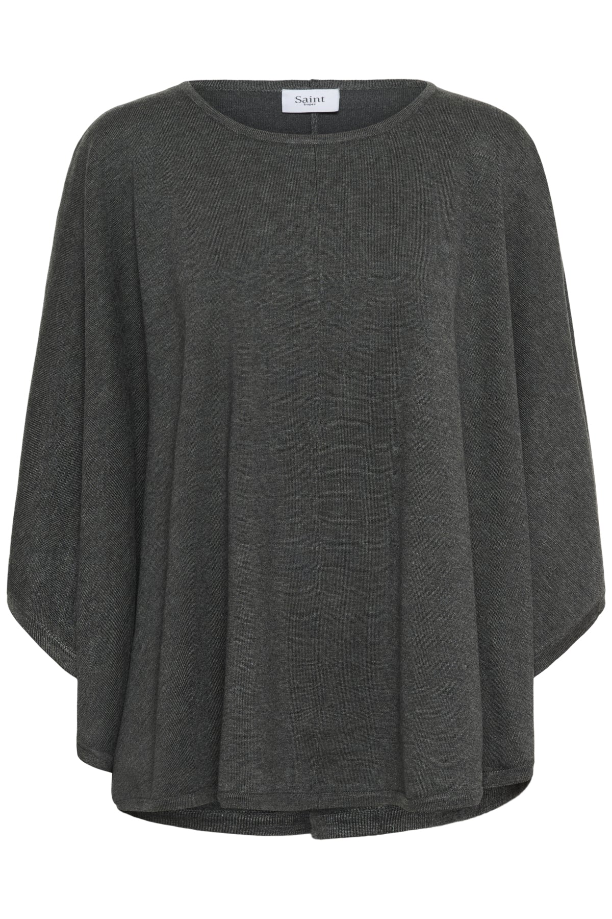 BilliSZ Poncho Grå Järnmelange - 30514828