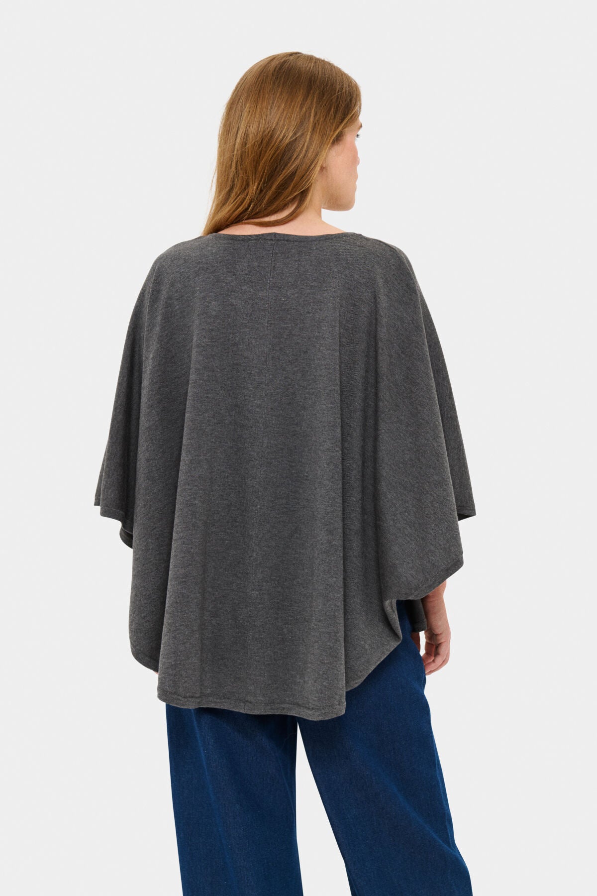 BilliSZ Poncho Grå Järnmelange - 30514828