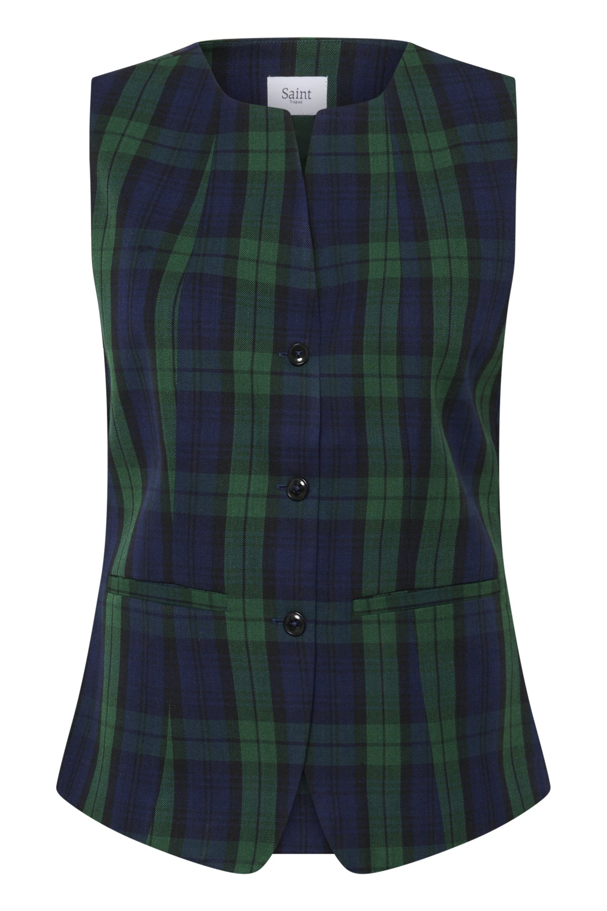 MadonnaSZ Väst Ocean Botanical Plaid - 30514851