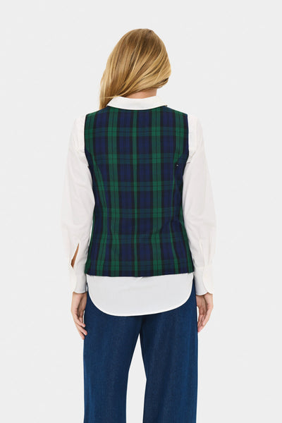 MadonnaSZ Väst Ocean Botanical Plaid - 30514851 Thumbnail