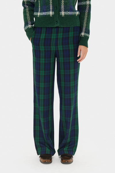MadonnaSZ Byxor Ocean Botanical Plaid - 30514853 Thumbnail