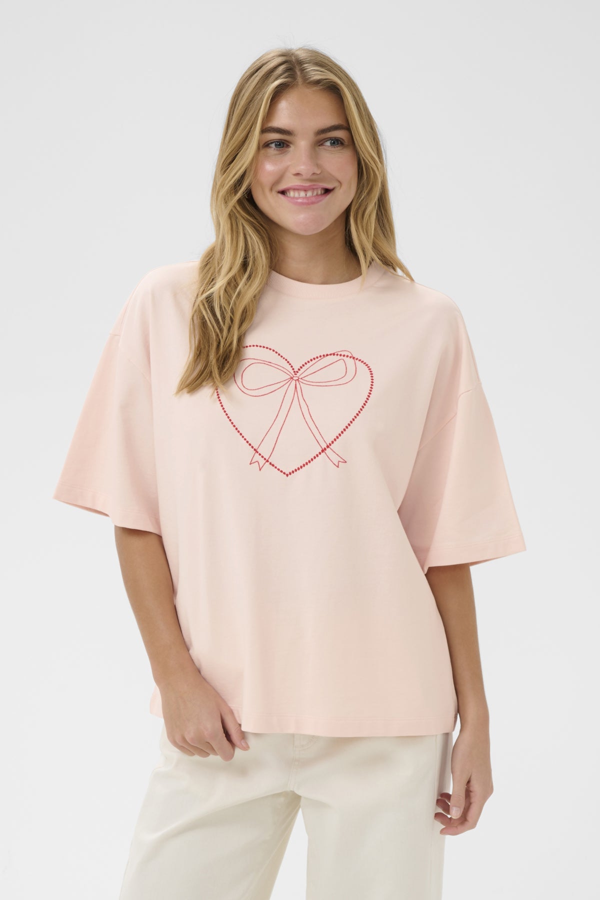 PextonSZ SS Sweatshirt Barely Pink - 122906 - 30514916