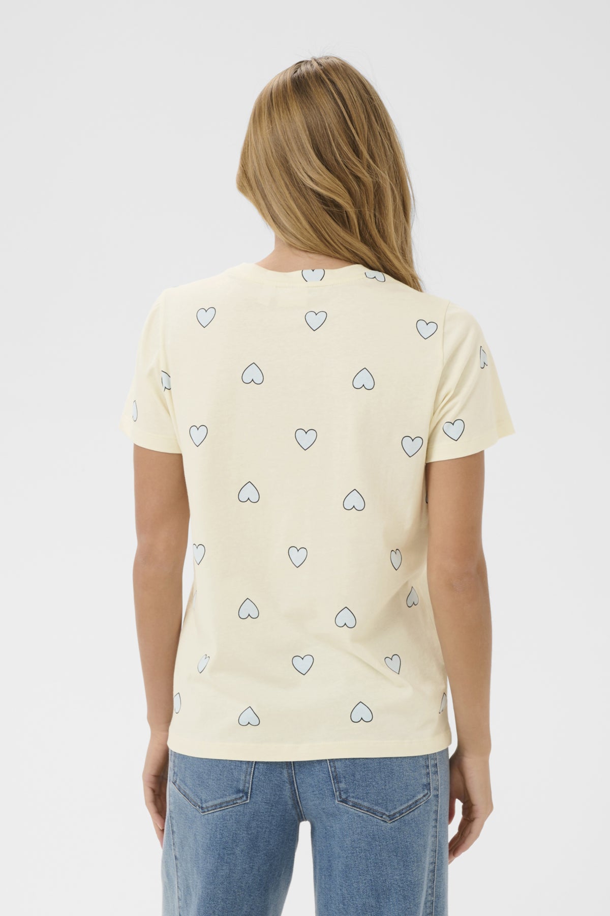 PixilinaSZ T-shirt Off White Skyway Big Hearts - - 30514919