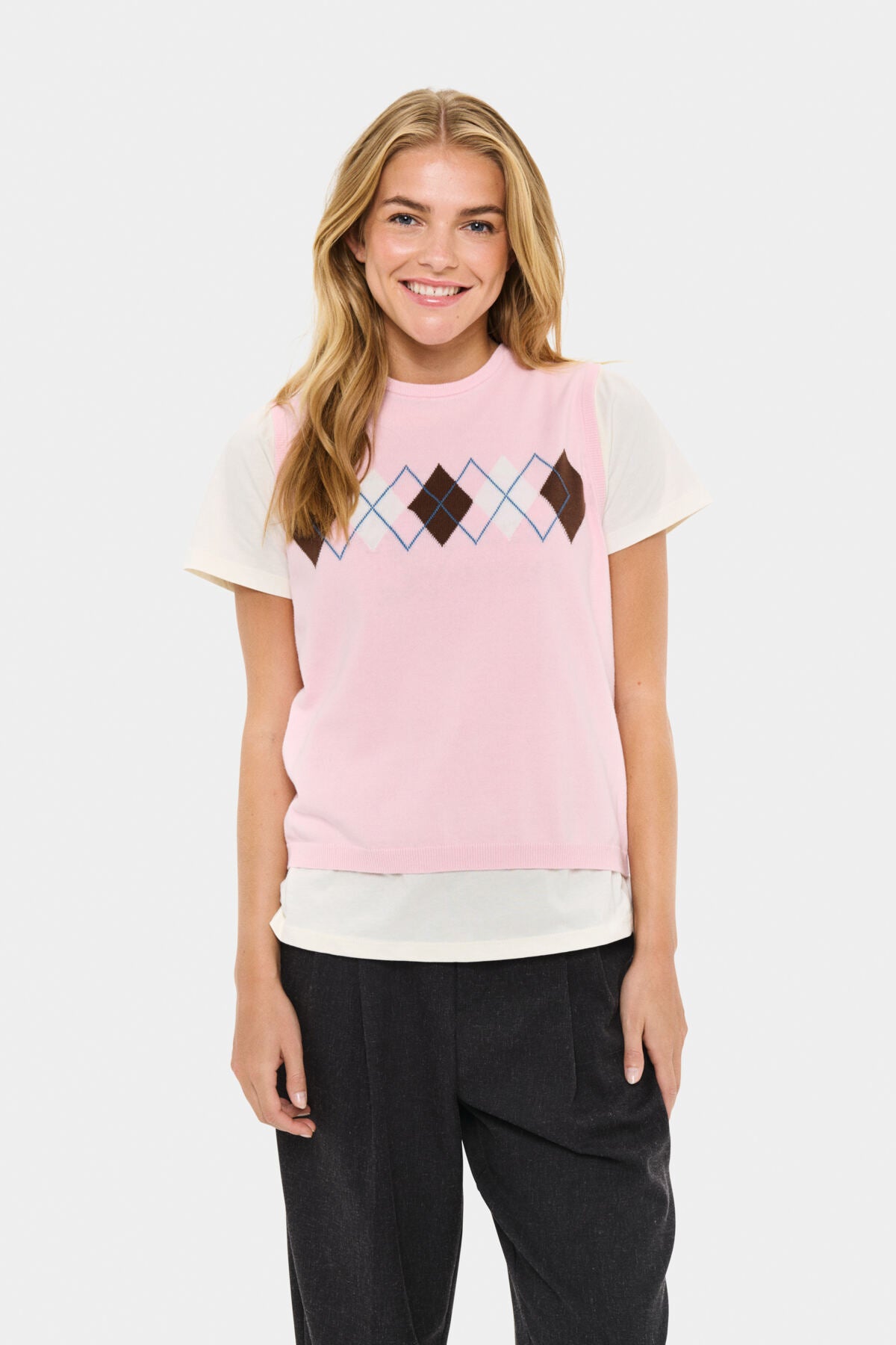 MindySZ Vest CHERRY BLOSSOM - 30514980