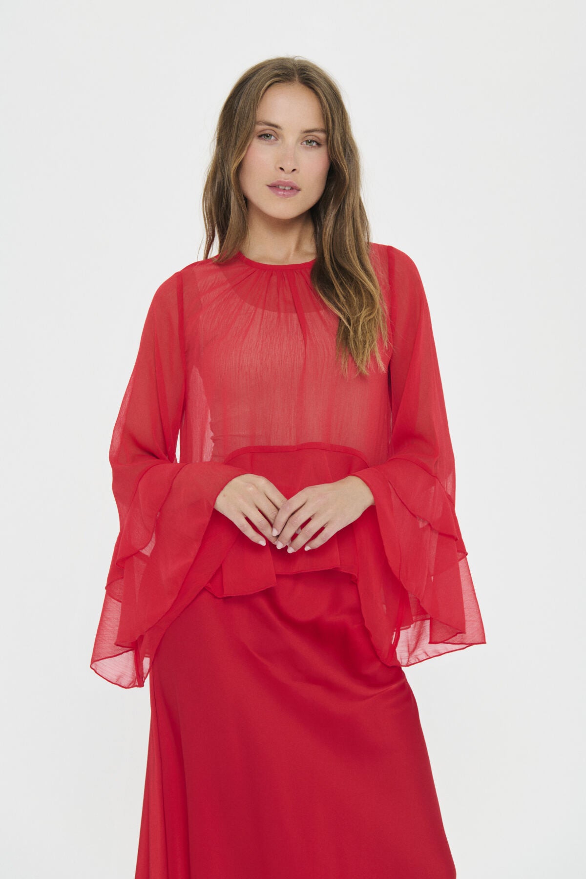 MazelleSZ Blus Chinese Red - 30515020