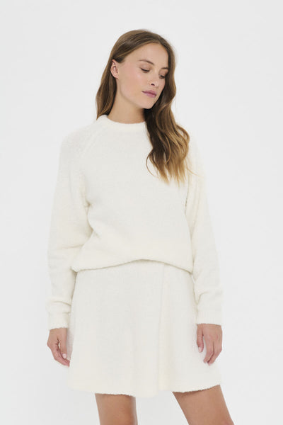 GelaSZ Raglan Pullover Bright White - 30515021 Thumbnail