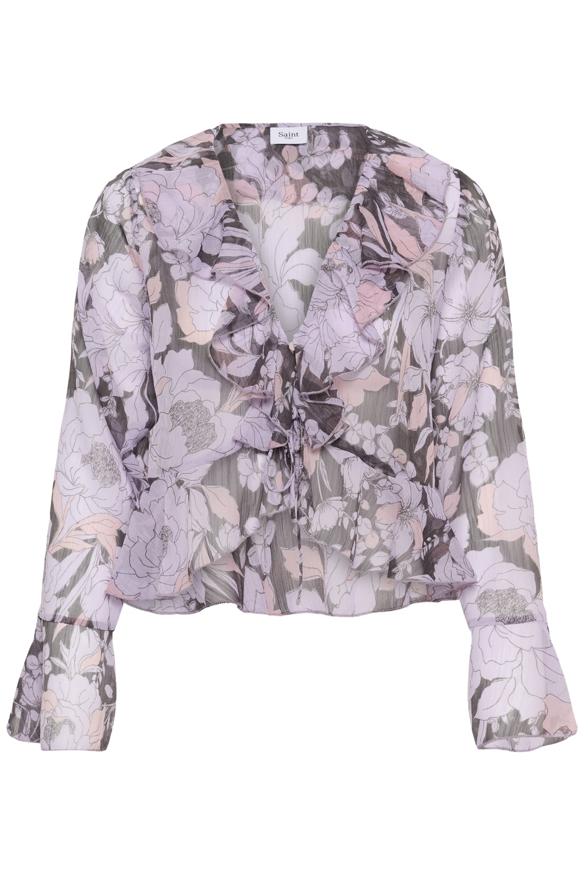 SolangeSZ Blus Misty Lilac Garden Flowers - 3 - 30515244