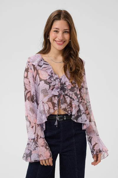 SolangeSZ Blus Misty Lilac Garden Flowers - 3 - 30515244 Thumbnail