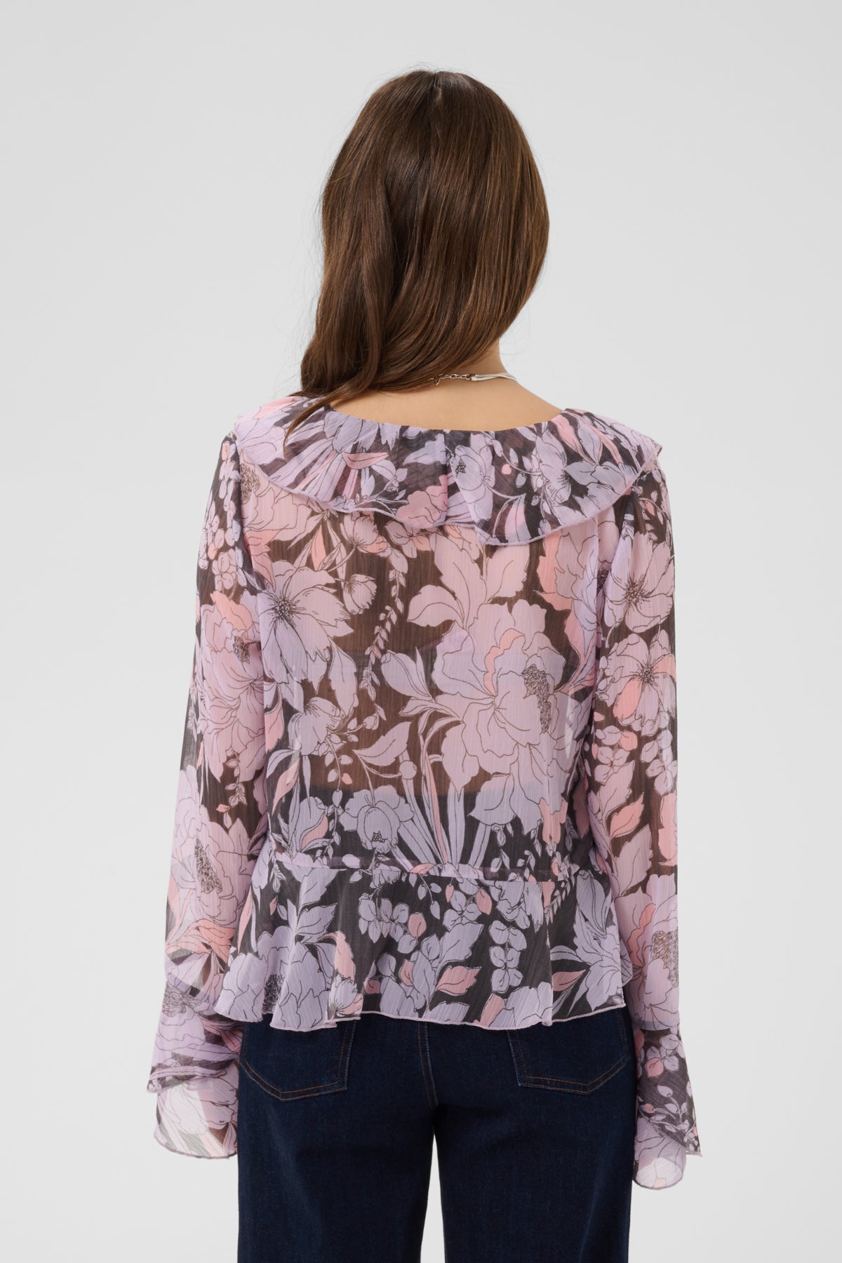 SolangeSZ Blus Misty Lilac Garden Flowers - 3 - 30515244