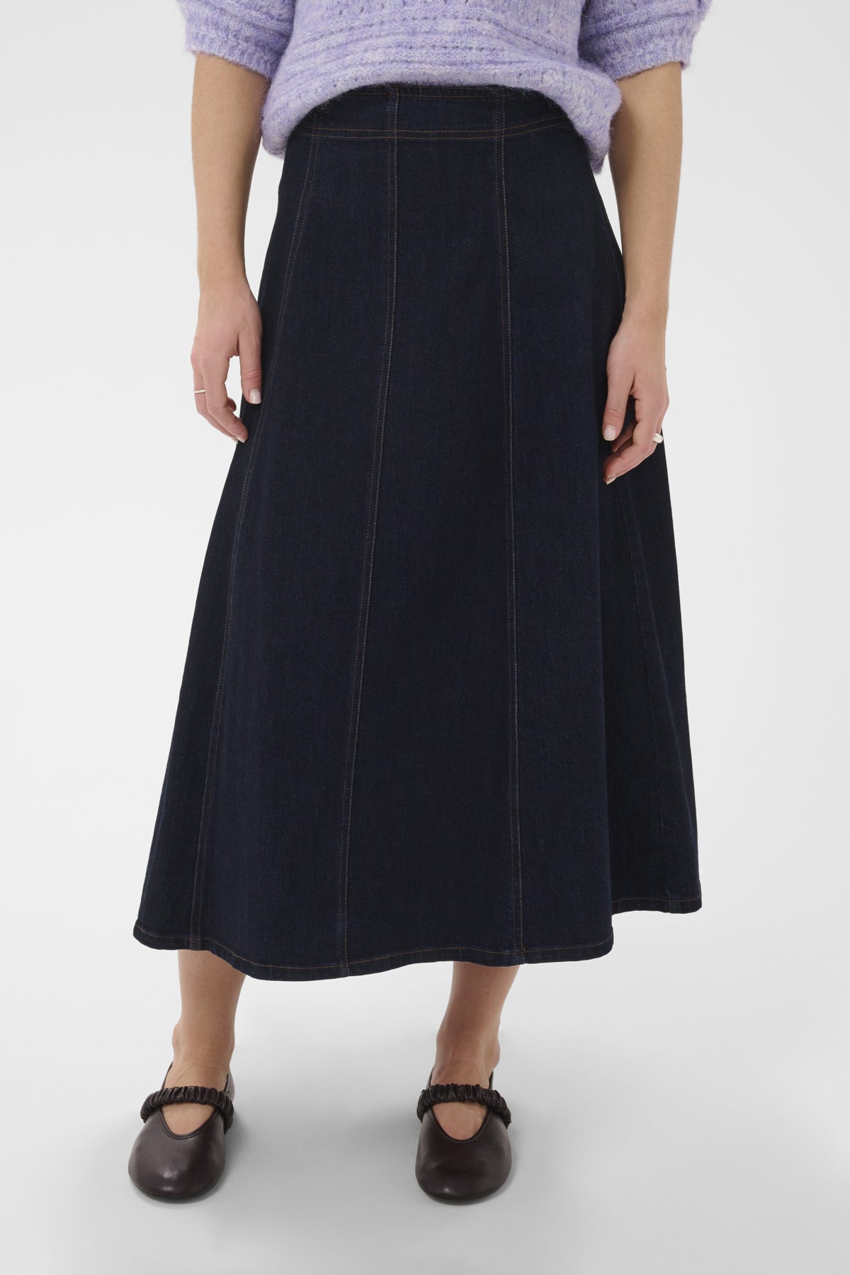 SambrinaSZ Kjol Mörkblå Denim - 600105 - 30515288