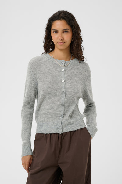 SabbaraSZ Cardigan Mist Grey Melange - 1739141 - 30515313 Thumbnail