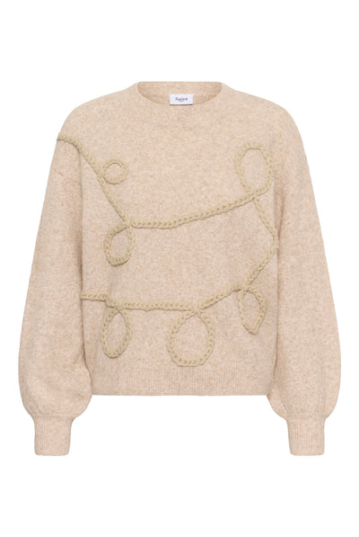 TitiaSZ Pullover Creme Melange - 1313081 - 30515475 Thumbnail