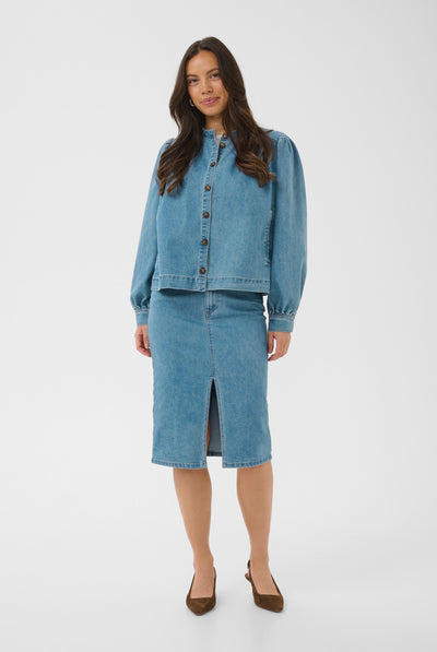 TeraSZ Skirt Medium Blue Denim - 600104 - 30515478 Thumbnail