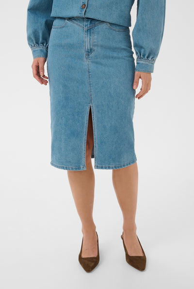TeraSZ Skirt Medium Blue Denim - 600104 - 30515478 Thumbnail