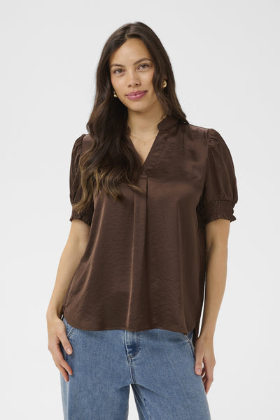 PananSZ SS Blus Major Brown - 190810 - 30515667 Thumbnail
