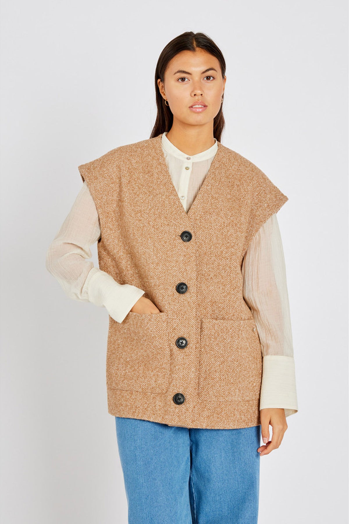 327HMBenca väst 47 Cinnamon - HM1260