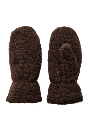 ShannyCC Teddy Mitten 145-Mörkbrun