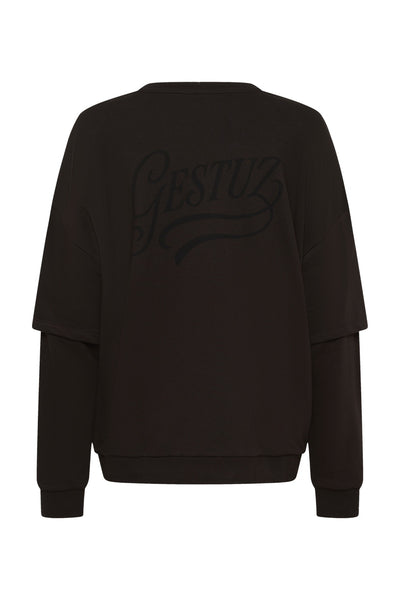 GZgilsa sweatshirt med lager-på-lager-effekt Ganache - 191018 - 10911484 Thumbnail