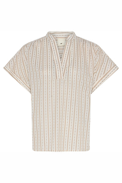 419HMTavis blus 634 Khaki randig - HM1294 Thumbnail